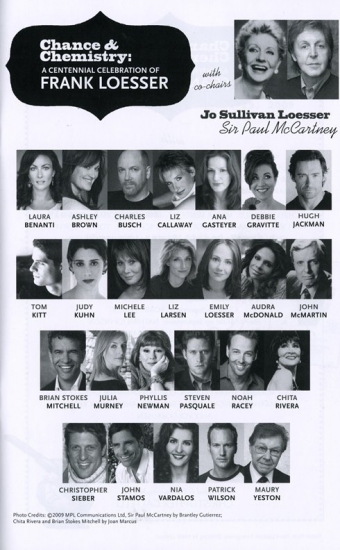 Photo Coverage: Chance and Chemistry: A Celebration of Frank Loesser - Curtain Call Image
