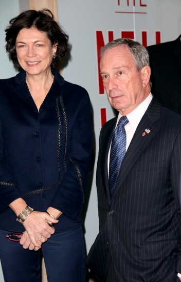 Diana Taylor and Mayor Michael Bloomberg Photo