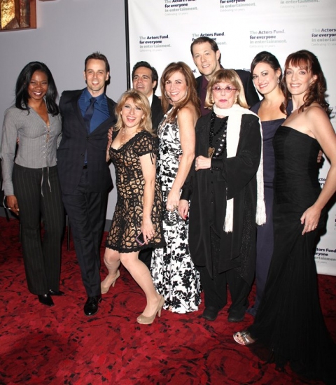 Noah Racey, Liz Larsen, Mario Cantone, Debbie Gravitte, John Bolton, Phyllis Newman,  Photo