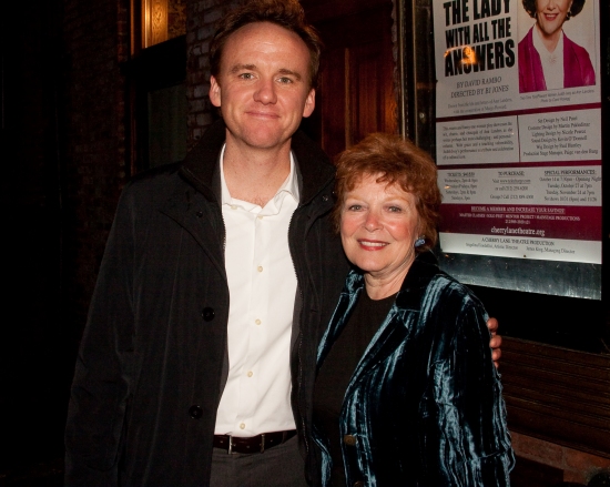 Photo Flash: Opening Party for the LADY WITH ALL THE ANSWERS At The Cherry Lane Theatre Image