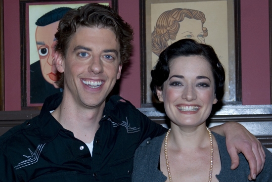 Photo Coverage: MARY POPPINS Stars Laura Michelle Kelly and Christian Borle Meet the Press at Sardi's Image