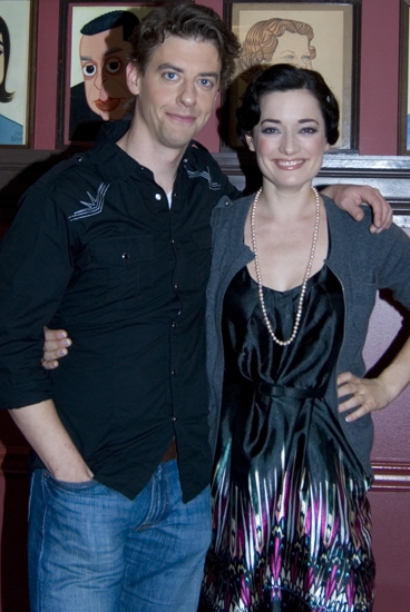 Photo Coverage: MARY POPPINS Stars Laura Michelle Kelly and Christian Borle Meet the Press at Sardi's Image