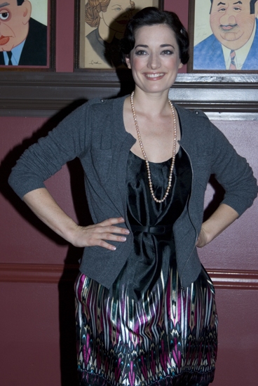Photo Coverage: MARY POPPINS Stars Laura Michelle Kelly and Christian Borle Meet the Press at Sardi's Image