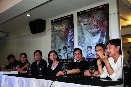 Photo Flash:  SWEENEY TODD Manila Meets The Press 