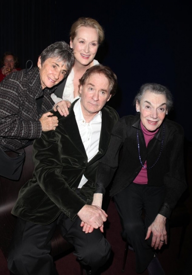 Margot Harley, Meryl Streep, Kevin Kline and Marian Seldes Photo