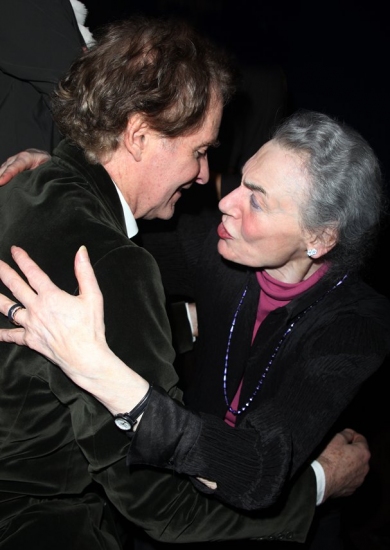 Kevin Kline and Marian Seldes Photo