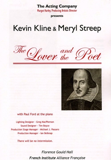 Photo Coverage: 'The Lover and the Poet' The Acting Company Benefit Performance Image