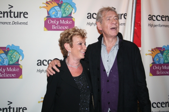 Dena Hammerstein and Sir Ian McKellen Photo