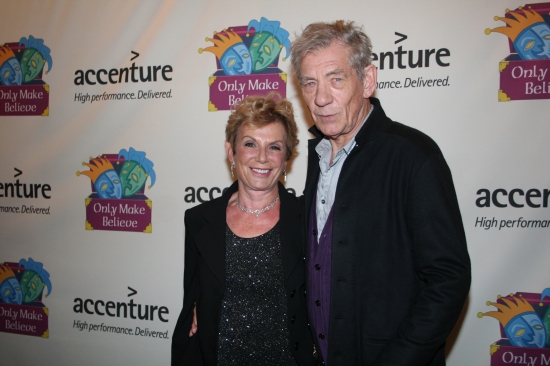 Dena Hammerstein and Sir Ian McKellen Photo