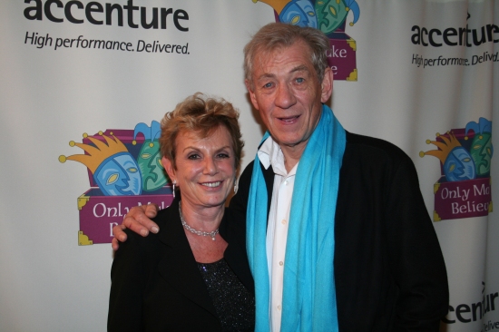 Dena Hammerstein and Sir Ian McKellen Photo