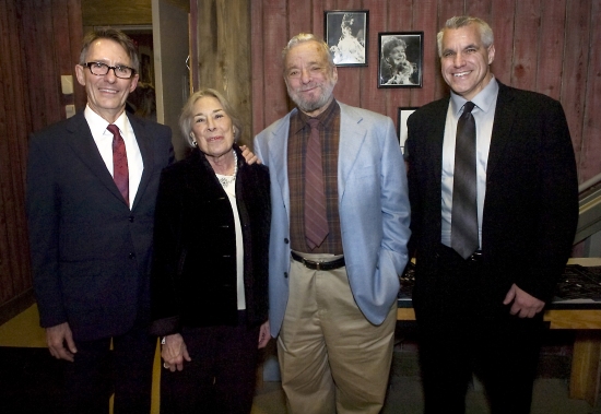Mark Lamos, Mary Rodgers Guettel, Stephen Sondheim, and Michael Ross Photo