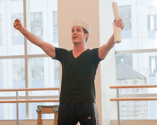 Photo Coverage: The Cast of Paper Mill Playhouse's ON THE TOWN Meets the Press! 