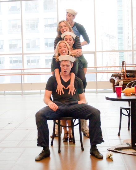 Photo Coverage: The Cast of Paper Mill Playhouse's ON THE TOWN Meets the Press! Image