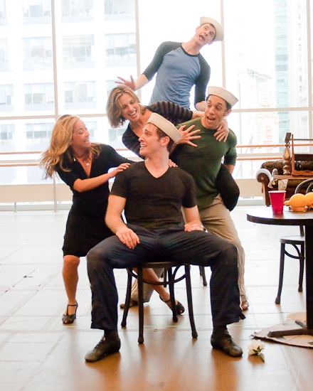 Photo Coverage: The Cast of Paper Mill Playhouse's ON THE TOWN Meets the Press! Image