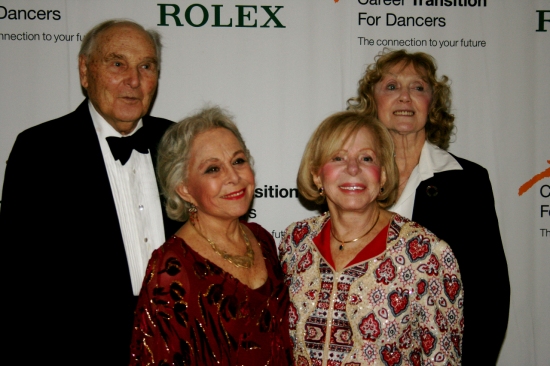 Donald Sandler, Marge Champion, Anita Jaffe and Charlotte Moore Photo