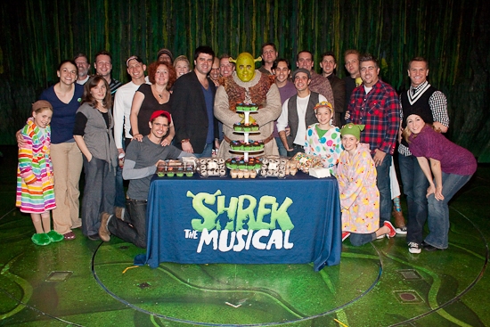 Photo Coverage: SHREK THE MUSICAL Celebrates One Year on Broadway and Bids Star Brian d'Arcy James Farewell Image