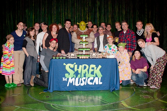 Photo Coverage: SHREK THE MUSICAL Celebrates One Year on Broadway and Bids Star Brian d'Arcy James Farewell Image
