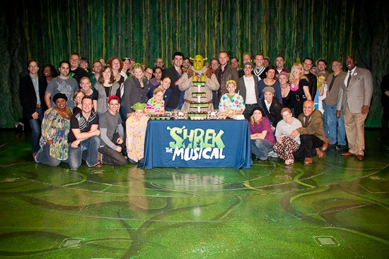 Photo Coverage: SHREK THE MUSICAL Celebrates One Year on Broadway and Bids Star Brian d'Arcy James Farewell Image