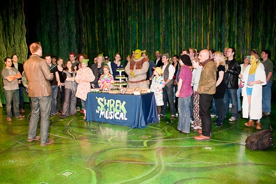Photo Coverage: SHREK THE MUSICAL Celebrates One Year on Broadway and Bids Star Brian d'Arcy James Farewell Image