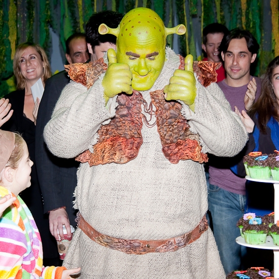 Photo Coverage: SHREK THE MUSICAL Celebrates One Year on Broadway and Bids Star Brian d'Arcy James Farewell Image