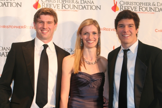 Matthew Reeve, Alexandra Reeve Givens and Will Reeve Photo