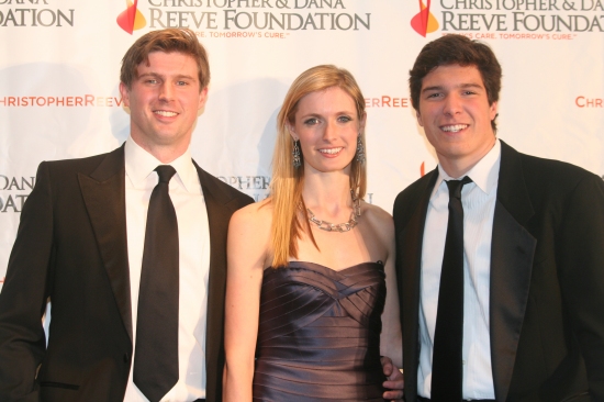Matthew Reeve, Alexandra Reeve Givens and Will Reeve
 Photo
