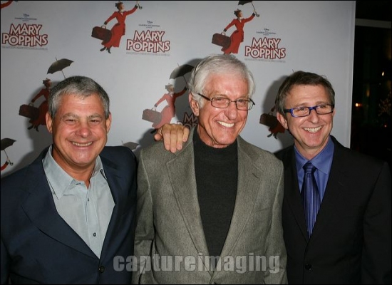 Cameron Mackintosh, Dick Van Dyke and Thomas Schumacher  Photo