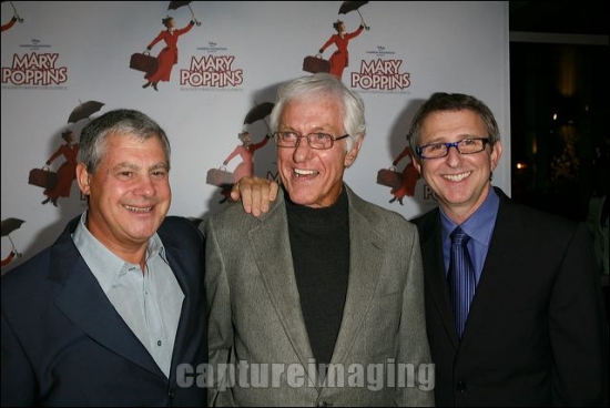 Cameron Mackintosh, Dick Van Dyke and Thomas Schumacher  Photo