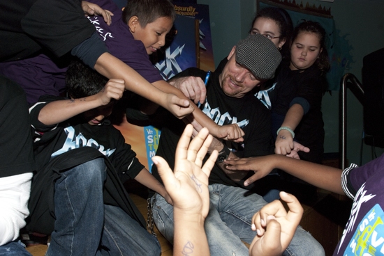 Photo Coverage: ROCK OF AGES and VH1 Save The Music Visit PS/IS 111 Image