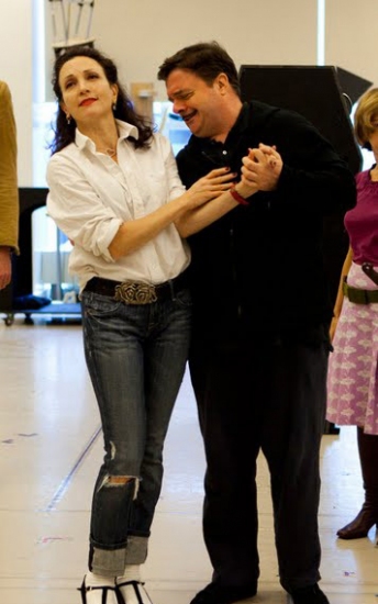 Photo Flash: The Cast of THE ADDAMS FAMILY in Rehearsal 