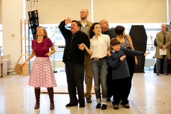 Photo Flash: The Cast of THE ADDAMS FAMILY in Rehearsal Image