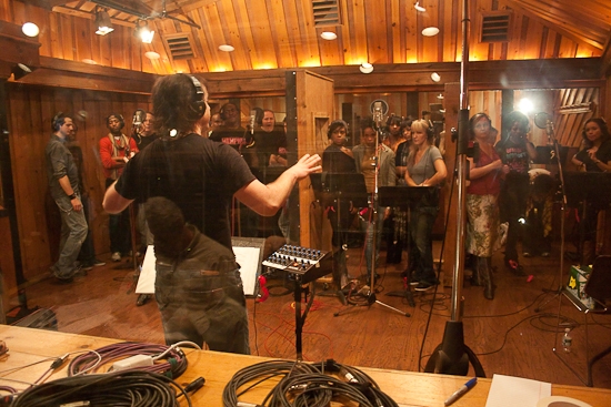 Photo Coverage: In the Recording Studio with the Cast of MEMPHIS!; Recording Available 12/11! Image