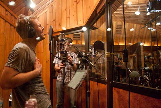 Photo Coverage: In the Recording Studio with the Cast of MEMPHIS!; Recording Available 12/11! Image