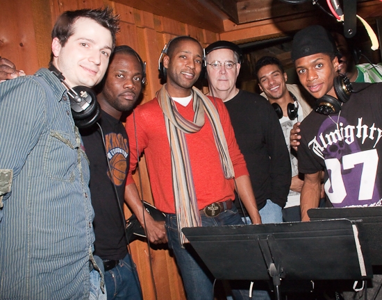 Photo Coverage: In the Recording Studio with the Cast of MEMPHIS!; Recording Available 12/11! Image