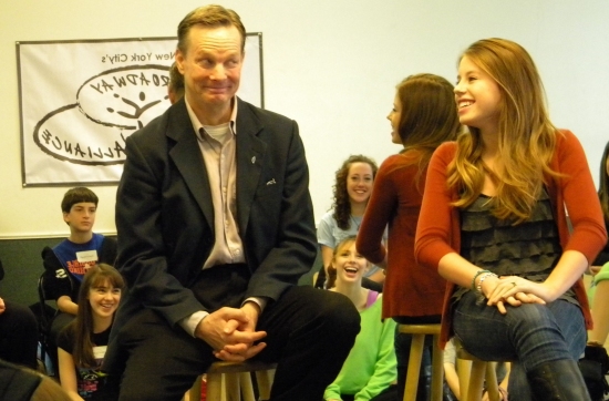 Photo Flash: BYE BYE BIRDIE'S Bill Irwin and Allie Trimm Inspire the Students of Broadway Artists Alliance Image