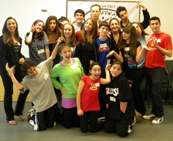 Photo Flash: BYE BYE BIRDIE'S Bill Irwin and Allie Trimm Inspire the Students of Broadway Artists Alliance Image