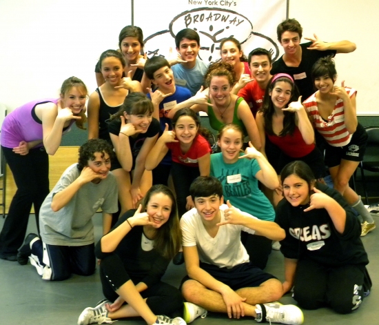 Photo Flash: BYE BYE BIRDIE'S Bill Irwin and Allie Trimm Inspire the Students of Broadway Artists Alliance Image