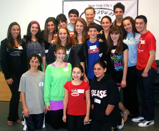 Photo Flash: BYE BYE BIRDIE'S Bill Irwin and Allie Trimm Inspire the Students of Broadway Artists Alliance 