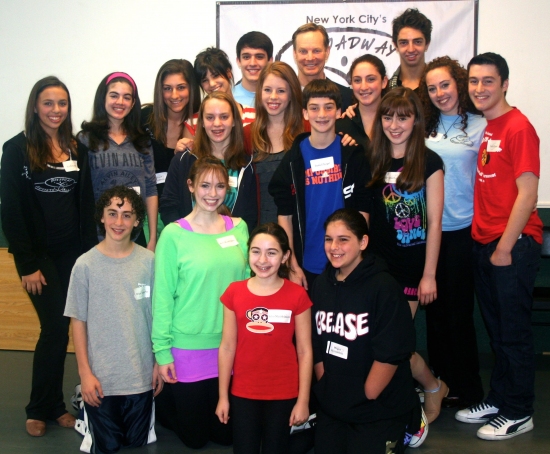 Photo Flash: BYE BYE BIRDIE'S Bill Irwin and Allie Trimm Inspire the Students of Broadway Artists Alliance Image
