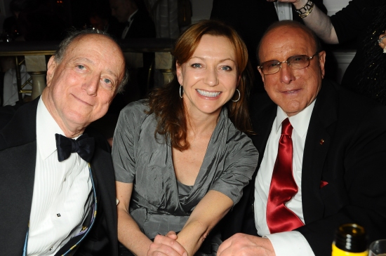 Earl D. Weiner, Julie White, and Clive Davis Photo