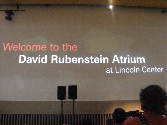 Photo Coverage: Bernadette Peters Opens Lincoln Center's David Rubenstein Atrium Image