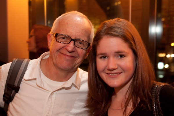 Eric Peterson (Polonius) and BWW's Kelly Cameron Photo