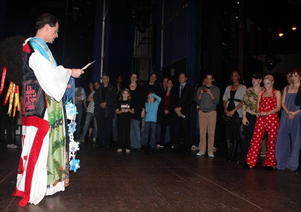 Photo Coverage: IRVING BERLIN'S WHITE CHRISTMAS' Broadway Opening Night - The Gypsy Robe Ceremony! Image