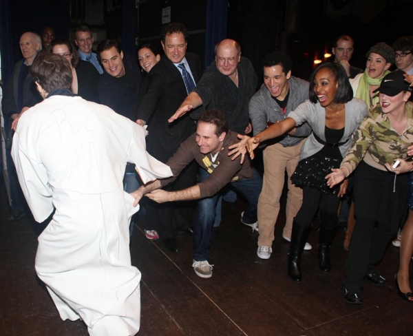 Photo Coverage: IRVING BERLIN'S WHITE CHRISTMAS' Broadway Opening Night - The Gypsy Robe Ceremony! Image