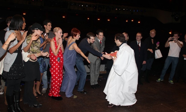 Photo Coverage: IRVING BERLIN'S WHITE CHRISTMAS' Broadway Opening Night - The Gypsy Robe Ceremony! Image
