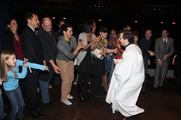 Photo Coverage: IRVING BERLIN'S WHITE CHRISTMAS' Broadway Opening Night - The Gypsy Robe Ceremony! Image