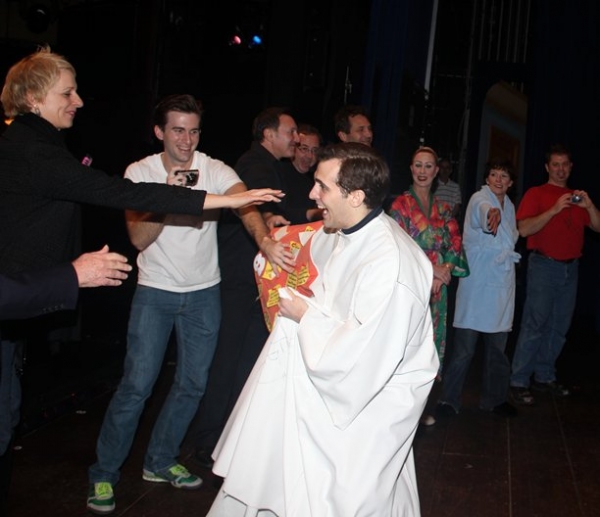 Photo Coverage: IRVING BERLIN'S WHITE CHRISTMAS' Broadway Opening Night - The Gypsy Robe Ceremony! Image