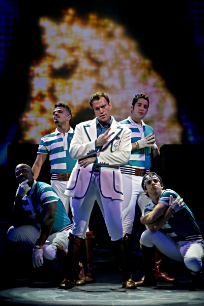 Darren Ritchie as the White Knight and the Boy Band Photo