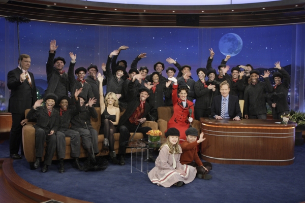 Photo Flash: Cast of MARY POPPINS Visits The Tonight Show Conan O'Brien Image