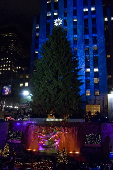 Photo Coverage: 2009 Rockefeller Christmas Tree Lighting! Image
